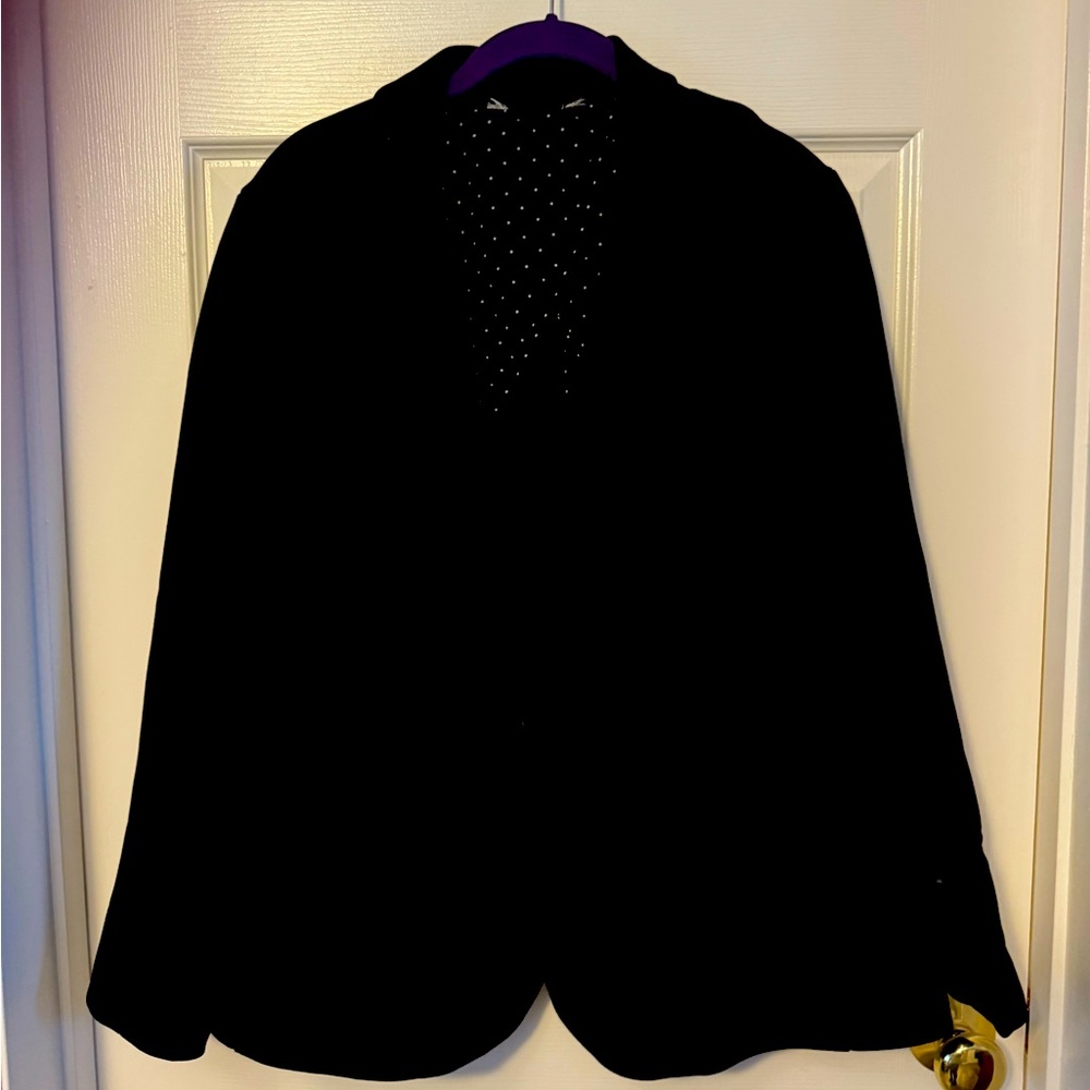 Knit blazer